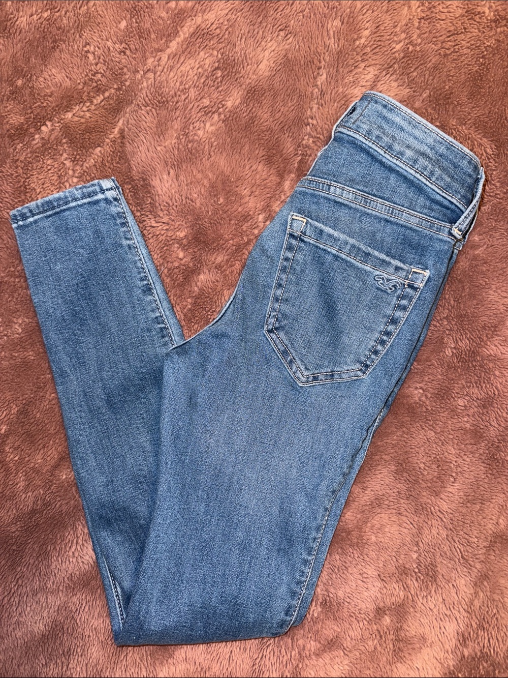 Hollister Medium Blue Skinny Jeans